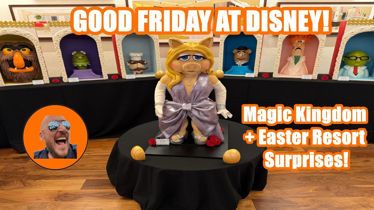 🔴LIVE Magic Kingdom Good Friday! Easter Eggs & Muppets at the Resorts