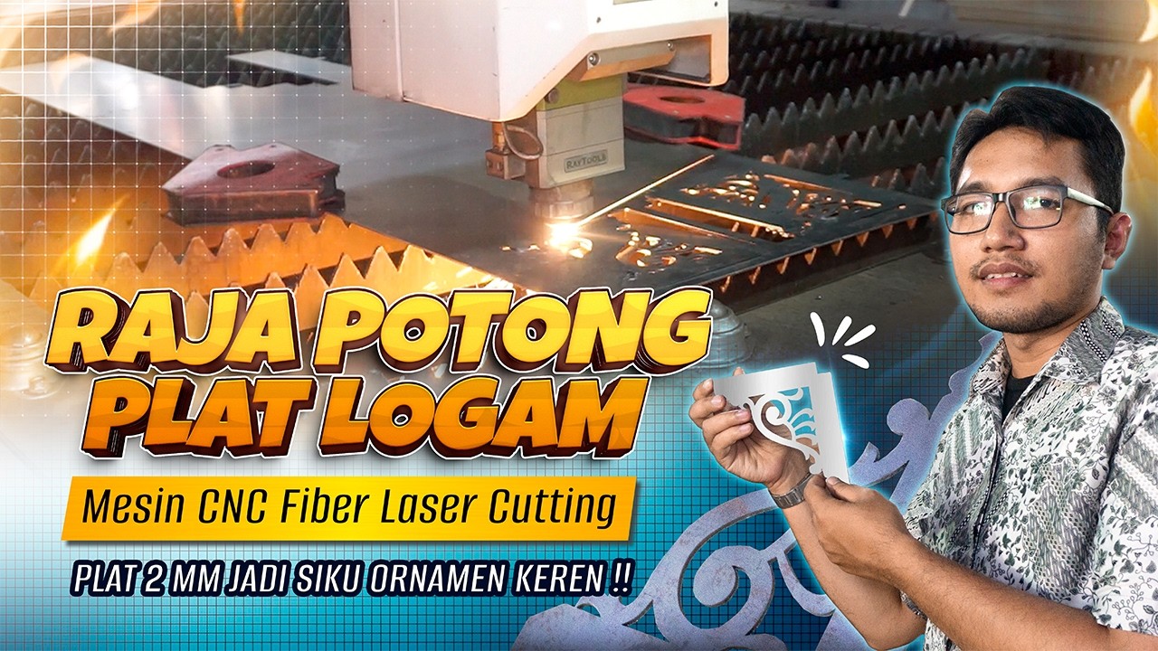 MESIN POTONG PLAT LOGAM OTOMATIS! MOTIF RUMIT? SIKAT!!