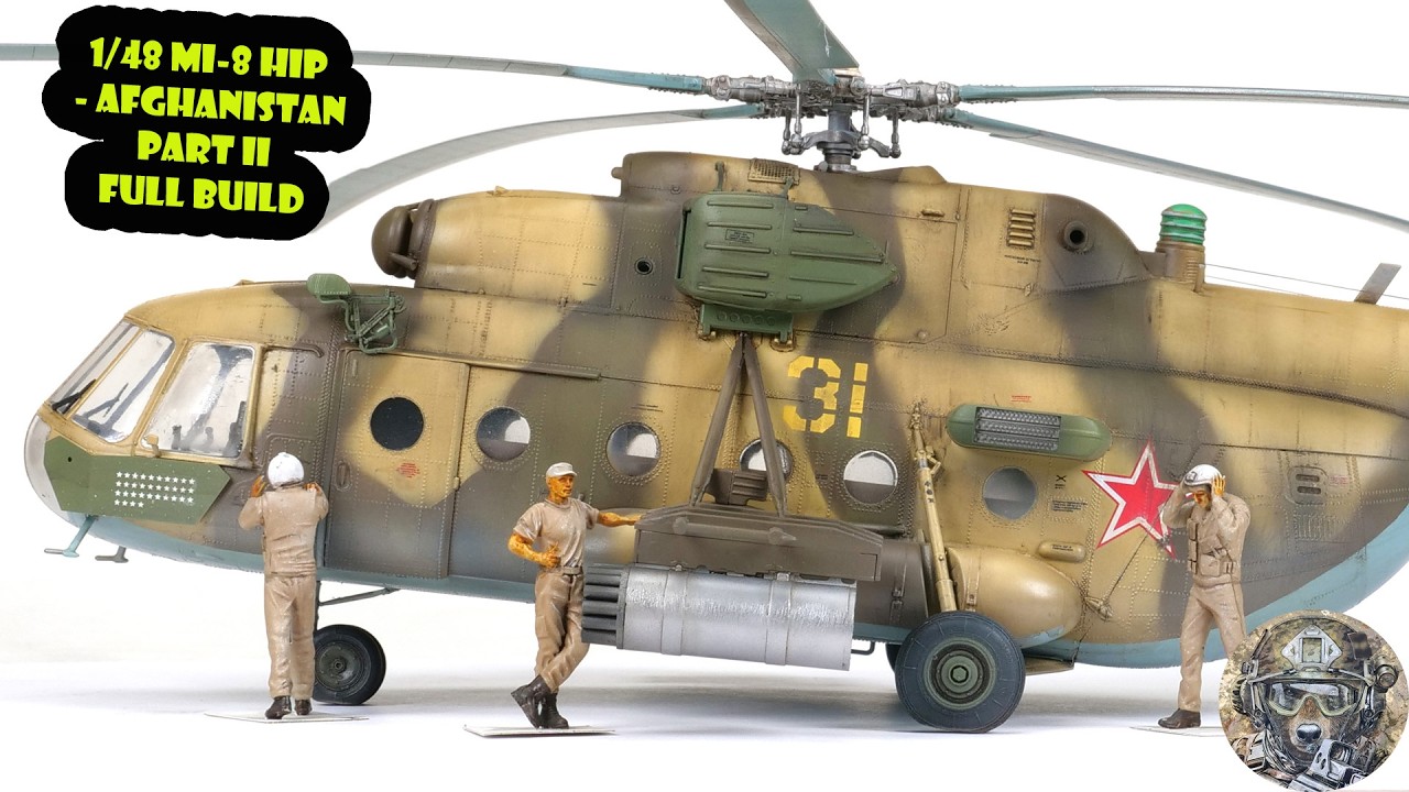 Zvezda 1/48 МЛ-МИ8 МТ Часть II ПОЛНАЯ СБОРКА