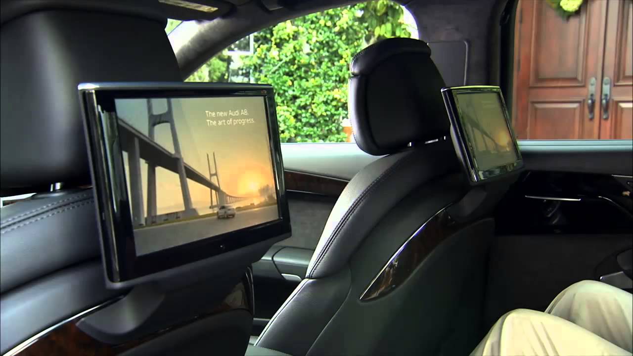 2012 Audi A8 rear seat entertainment 720p Desktop