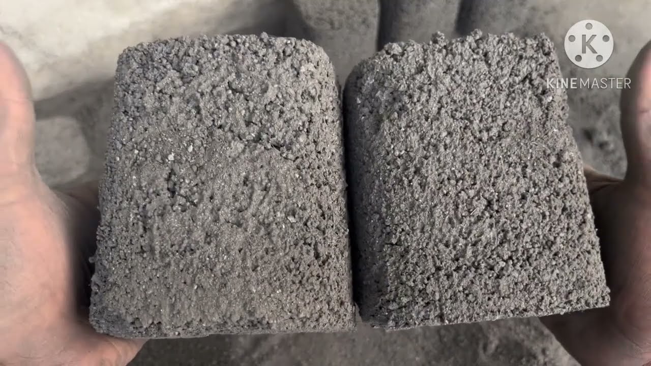 Pure charcoal full dry floor crumbling #satisfying