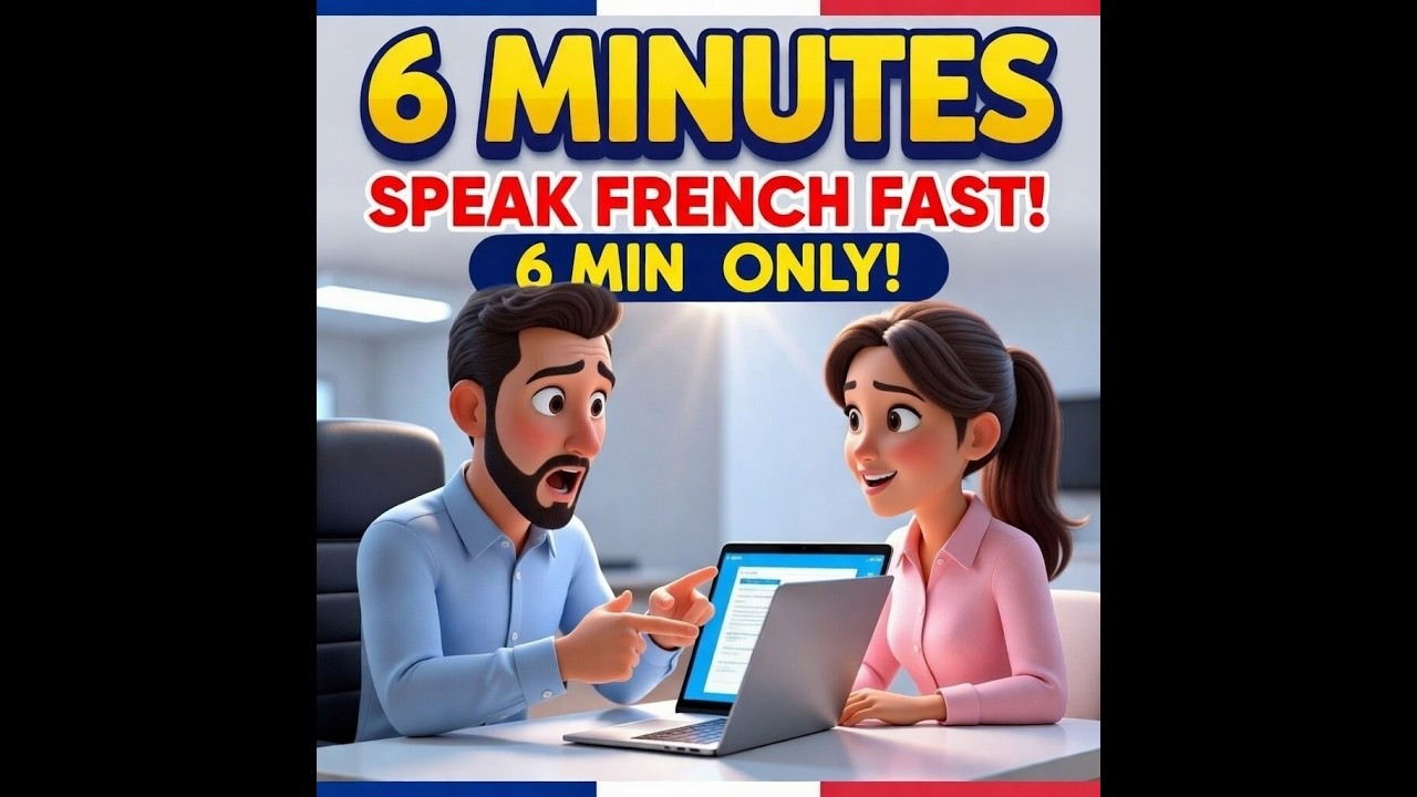 Parlez Français au Travail en 6 Minutes💼 French Conversation Practice for Work #frenchconversation