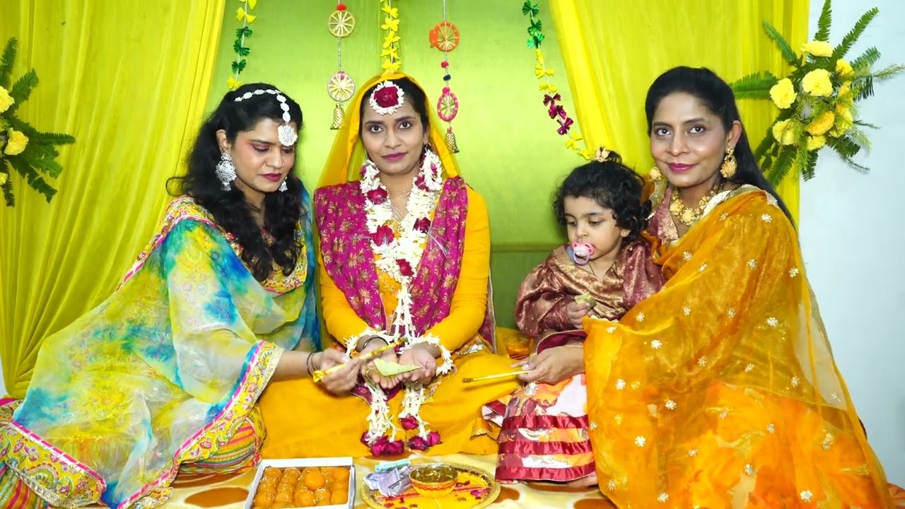 Muslim Dulha Dulhan Haldi Rasm | Muslim Haldi Ceremony | Best Traditional Haldi Video