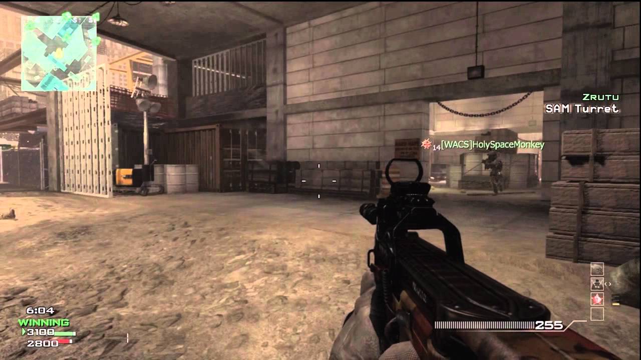 Call Of Duty MW3 Multiplayer Online - Team Deathmatch - P90 Sepcialist - Xbox 360 (720P HD)