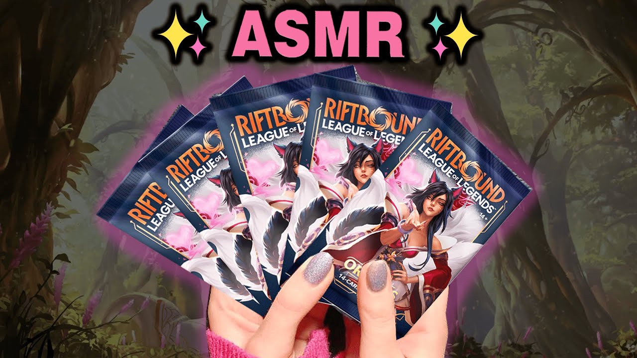 ASMR Opening Riftbound Booster Packs Until You Fall Asleep✨