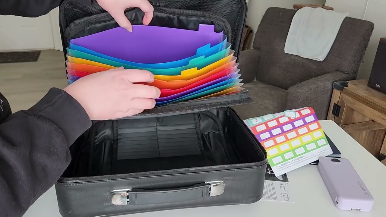 Look inside the Honlunu Fireproof Document Organizer Box