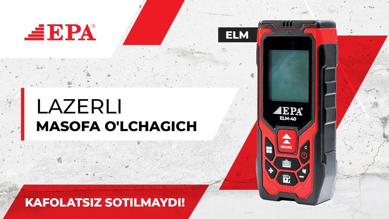 🔺 EPA Lazerli masofa o'lchagich haqida to'liq OBZOR!