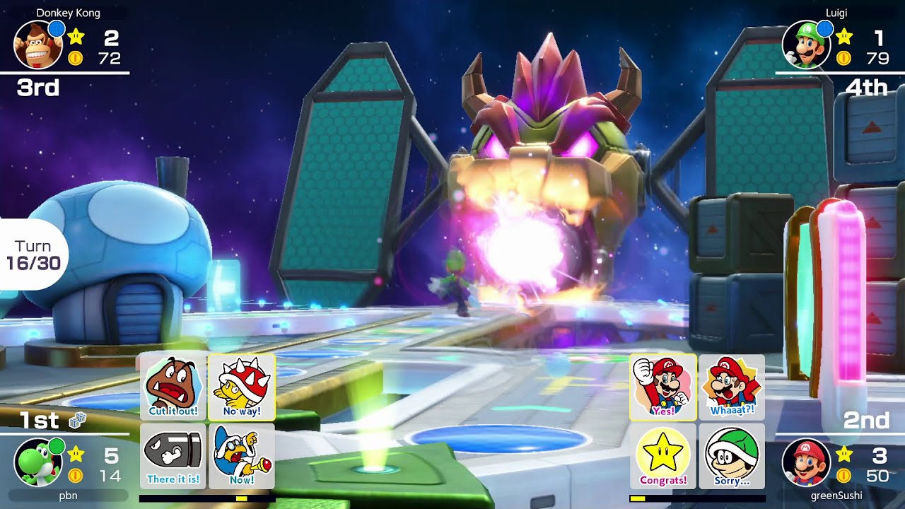 Mario Party Superstars - Space Land (30 Turns, Hard CPU)