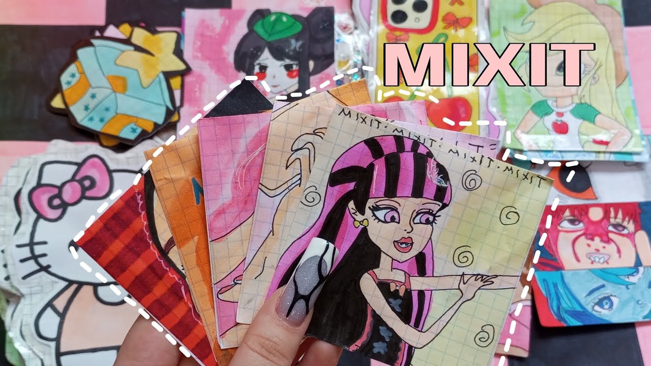 MIXIT 💄 распаковка бумажных коллекций || paper space ?? 