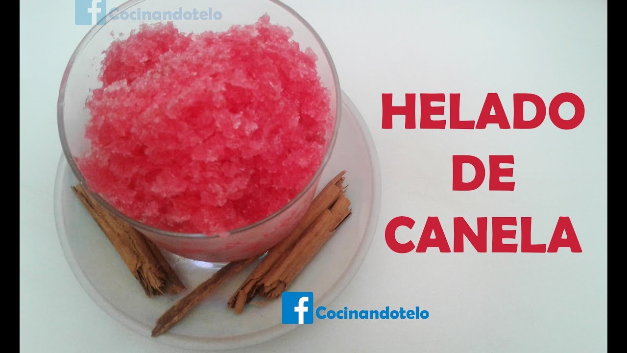 HELADO DE CANELA CASERO