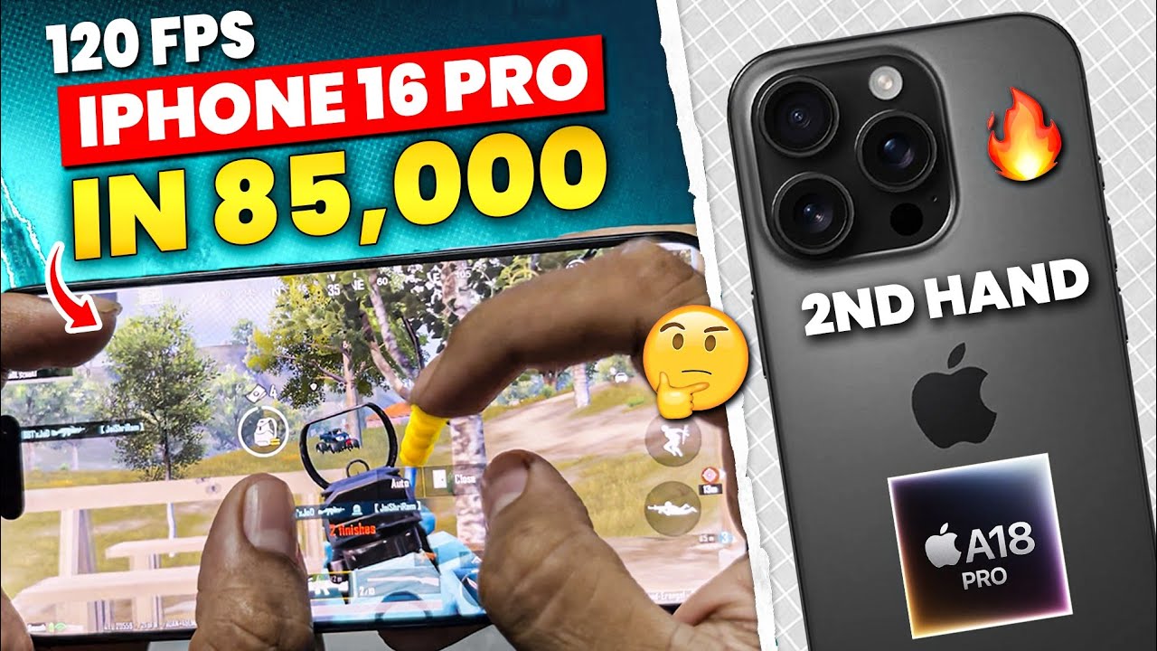 iphone 16 pro BGMI TEST 2025 120 Fps🔥 4.1🥶 update Review
