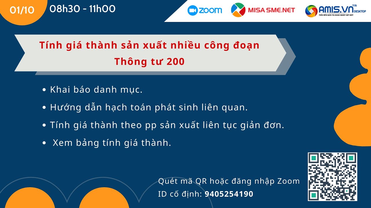 [Chia sẻ] Tính giá thành sản xuất nhiều công đoạn Thông tư 200. - Sáng 01/10/2021