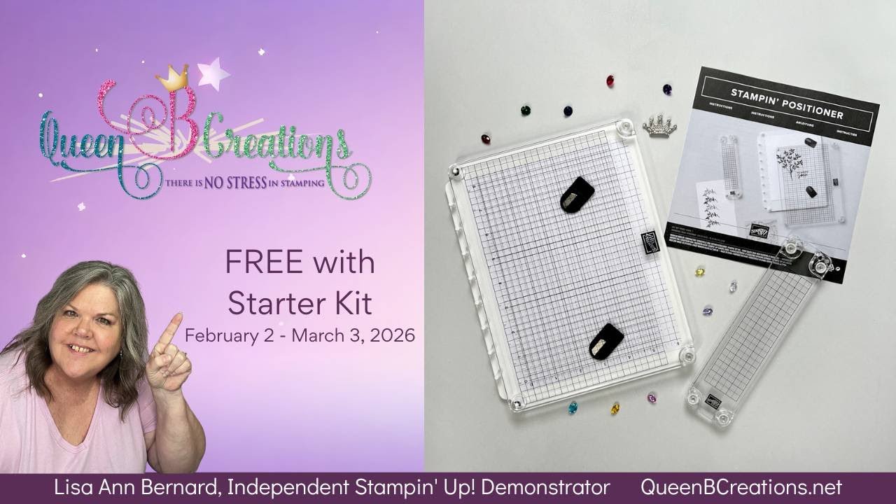 👑 Introducing the Stampin' Positioner the new stamp positioning tool from Stampin' Up!