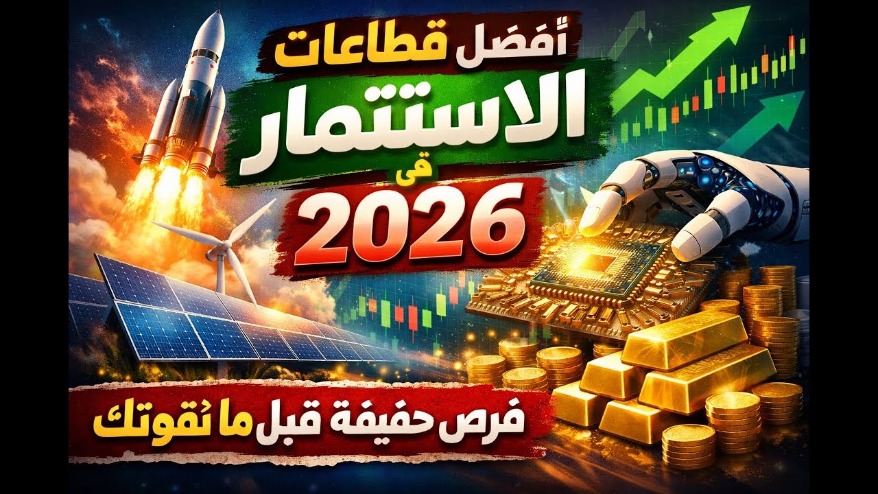 أفضل قطاعات الاستثمار في 2026  فرص حقيقية قبل ما تفوتك !
