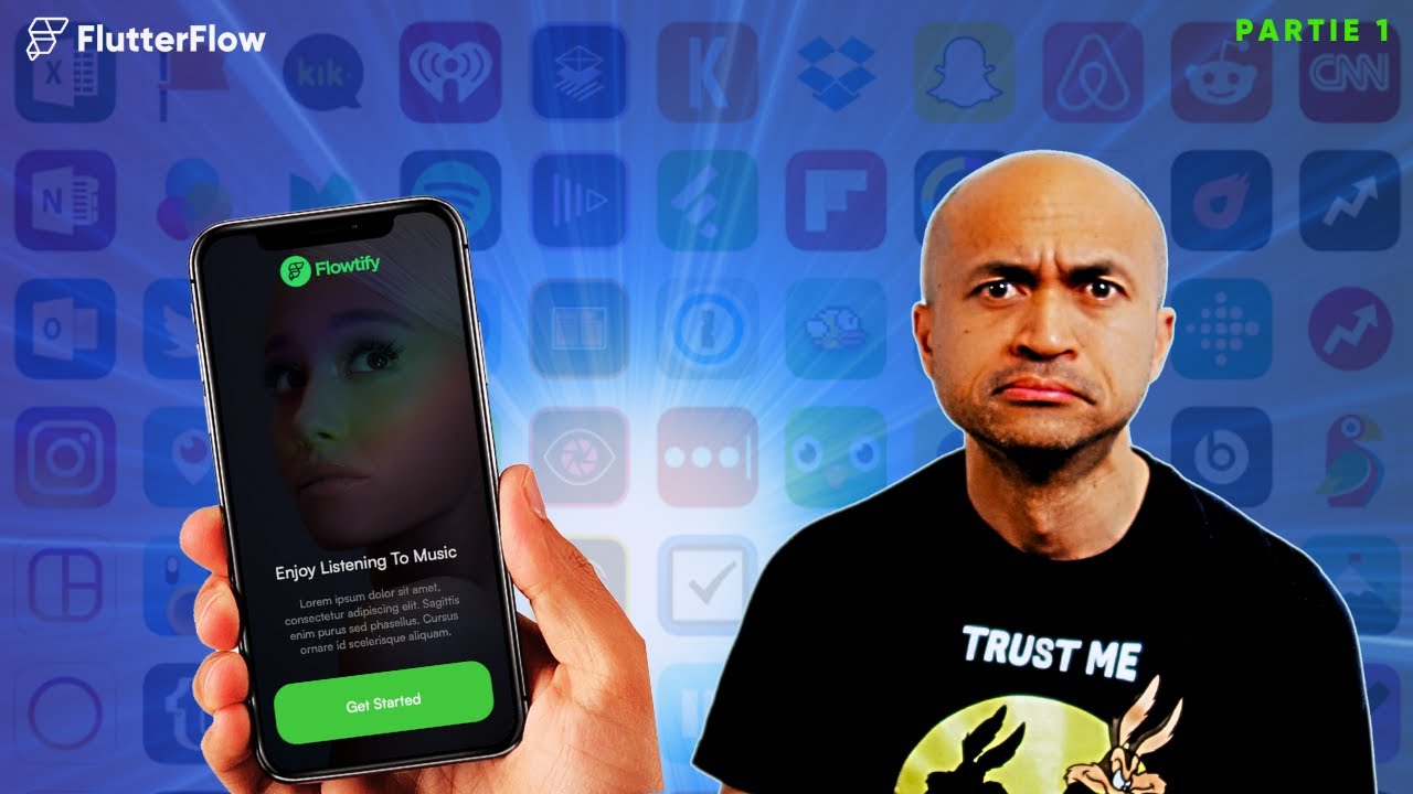 Je crée un app Spotify like avec FlutterFlow (Part. 1)