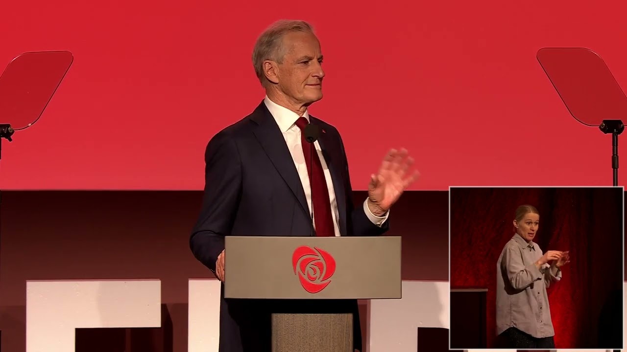 Åpningstale | Jonas Gahr Støre | Arbeiderpartiets Landsmøte 2025