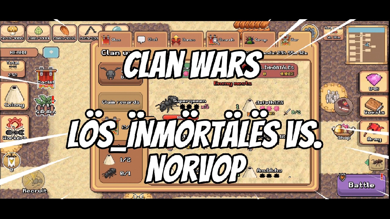 Pocket Ants: Clan Wars 5 LÖS ÏNMÖRTÄLËS