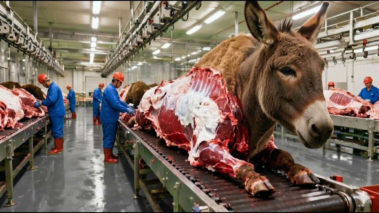 Inside the Donkey Leather Factory – From Hide to leather jackets (Full Process)