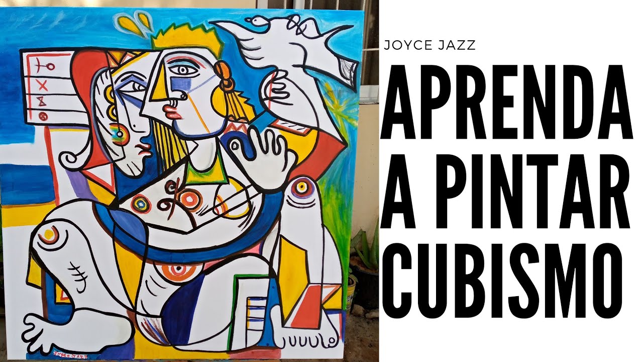 COMO PINTAR UM QUADRO CUBISTA/ #JOYCEJAZZ #arte