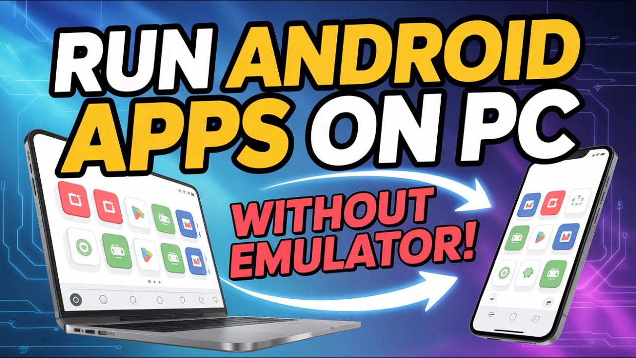 How to RUN Android Apps on PC Without Any Emulator