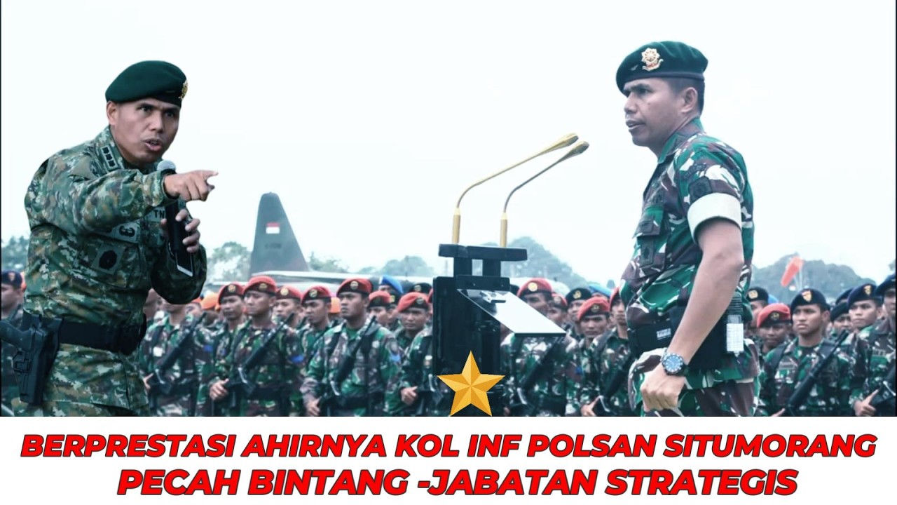 TOP!!! KOL INF POLSAN SITUMORANG PECAH BINTANG-JABATAN SRATEGIS