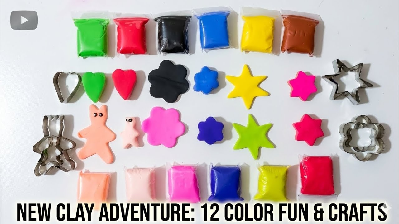 Enjoy Vidoes Satisfying clay mixed colors from small to large super clay #clay