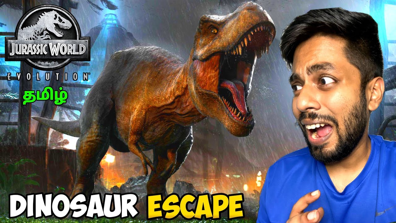 Dinosaur escaped my park | jurassic world evolution tamil gameplay | Mr IG