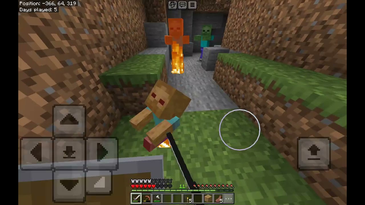 I found diamonds in mincraft