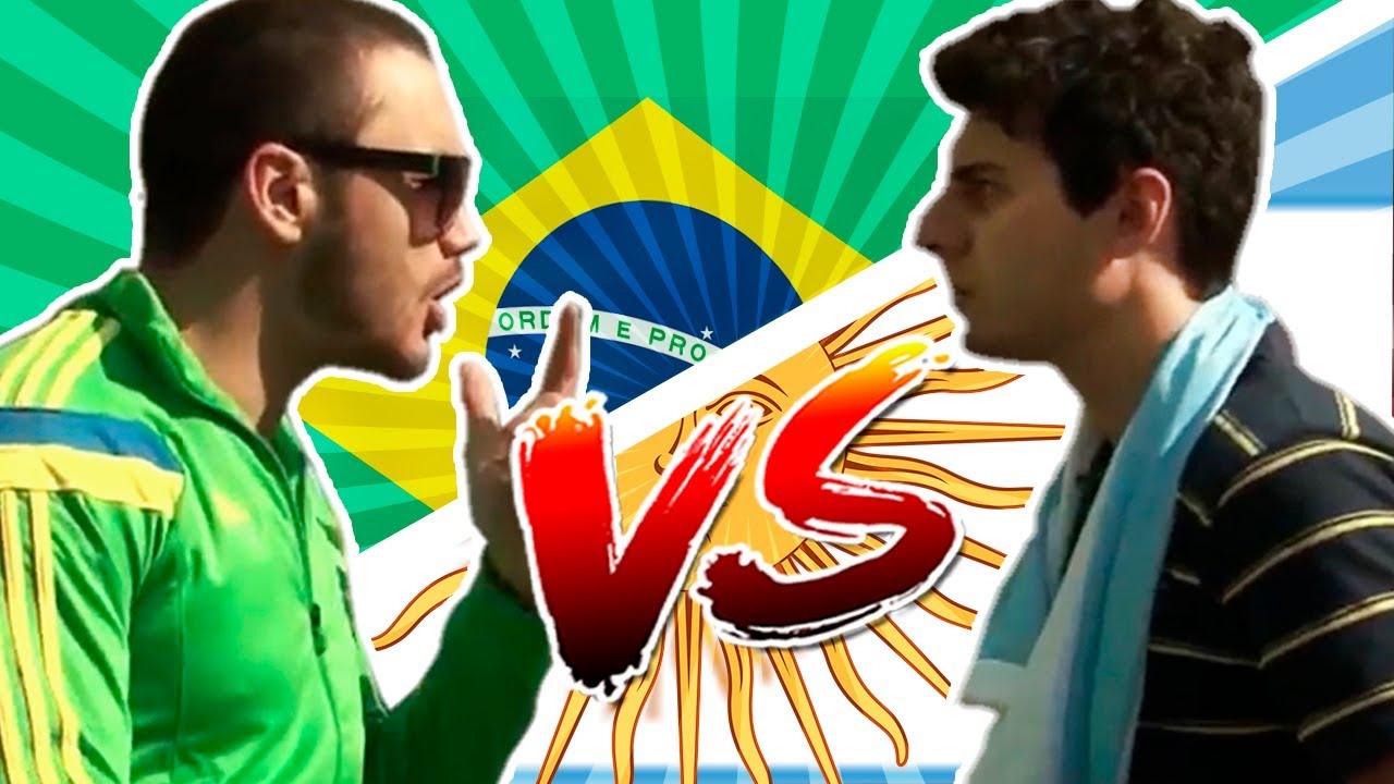 BRASIL VS ARGENTINA- BATALHA DE RAP - DESIMPEDIDOS