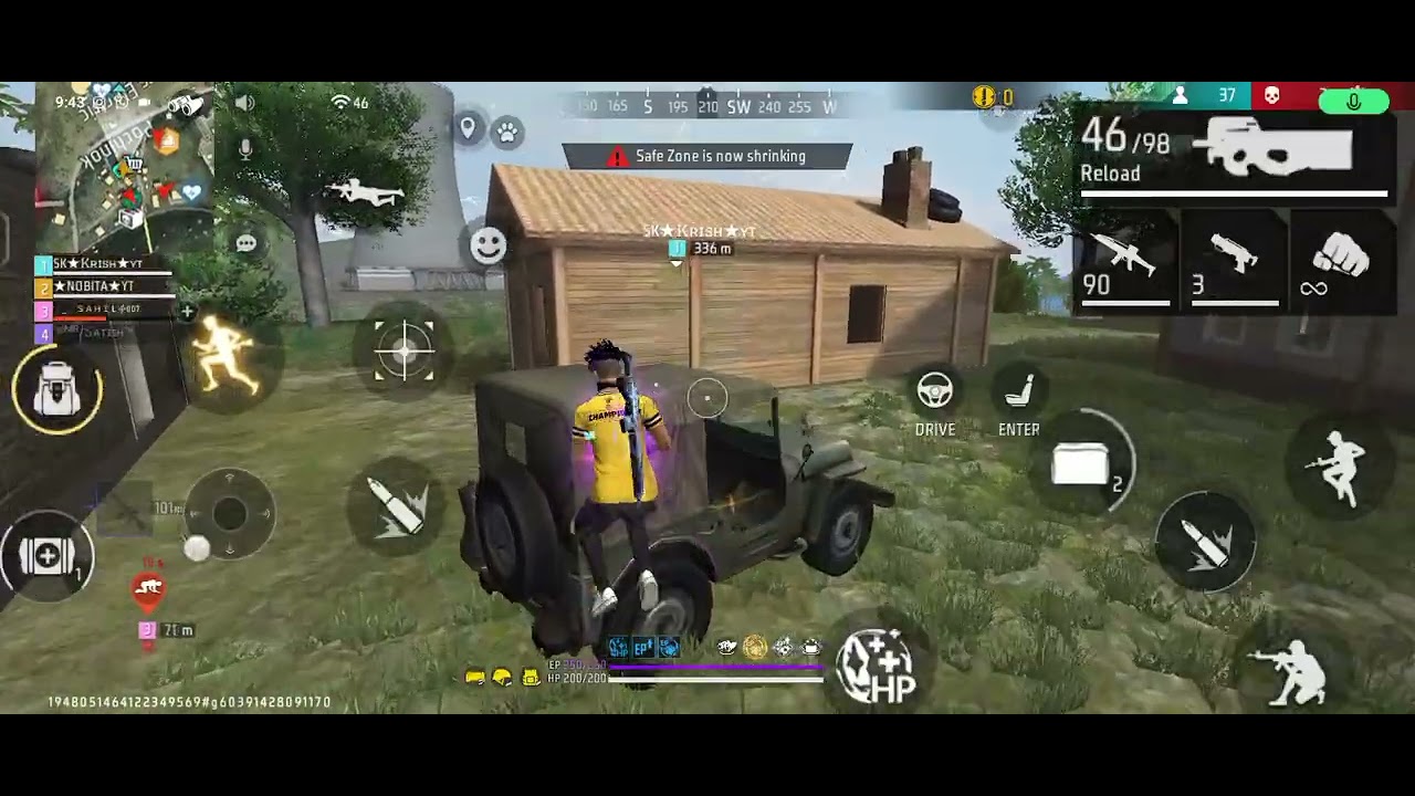 BR RANKED PUSH WITH My squad 2 finger handcam game play