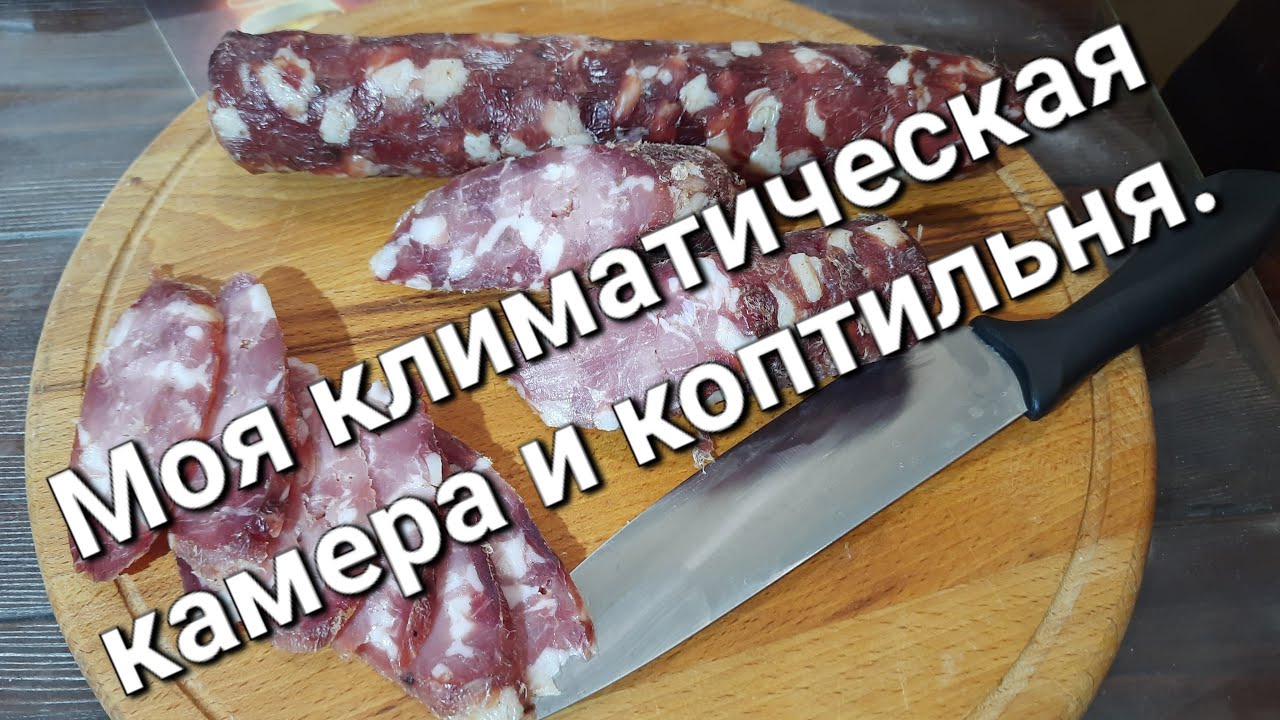 Обзор  моей климатической камеры и коптильни.