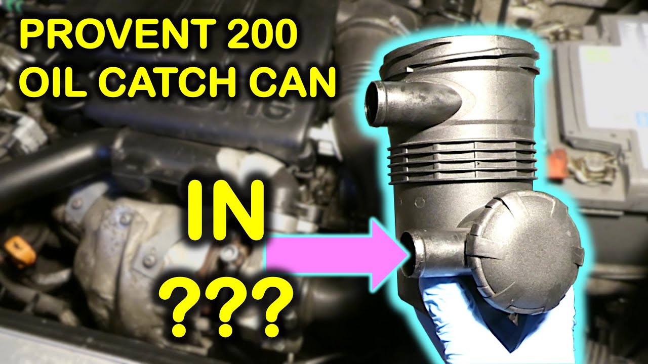 Which is the inlet and outlet port of the Mann Hummel Provent 200 and Mishimoto oil catch cans?