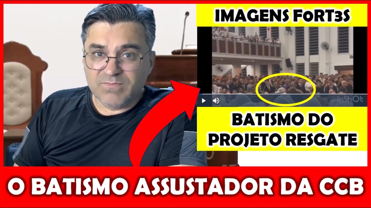Batismo Assustador na CCB - Imagens F0RT3