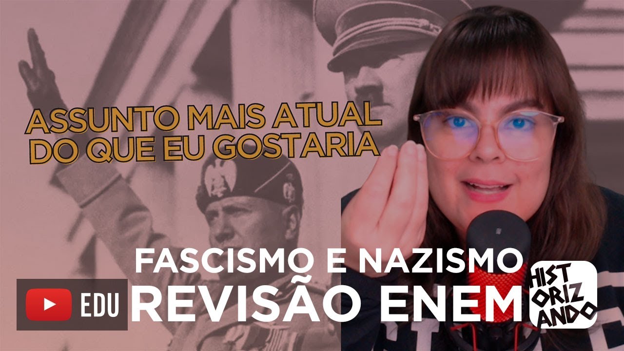 REVISÃO COM QUESTÃO | FASCISMO | ESTRATÉGIA DE PROVA Cortes do Historizando #enem #nazismo #facismo