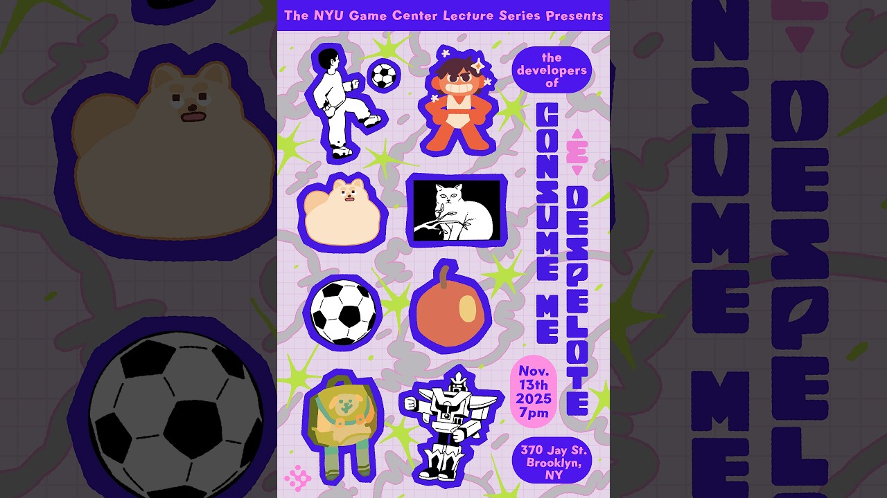 NYU Game Center Lecture Series Presents Alumni Developers Panel (Consume Me, despelote, Baby Steps)
