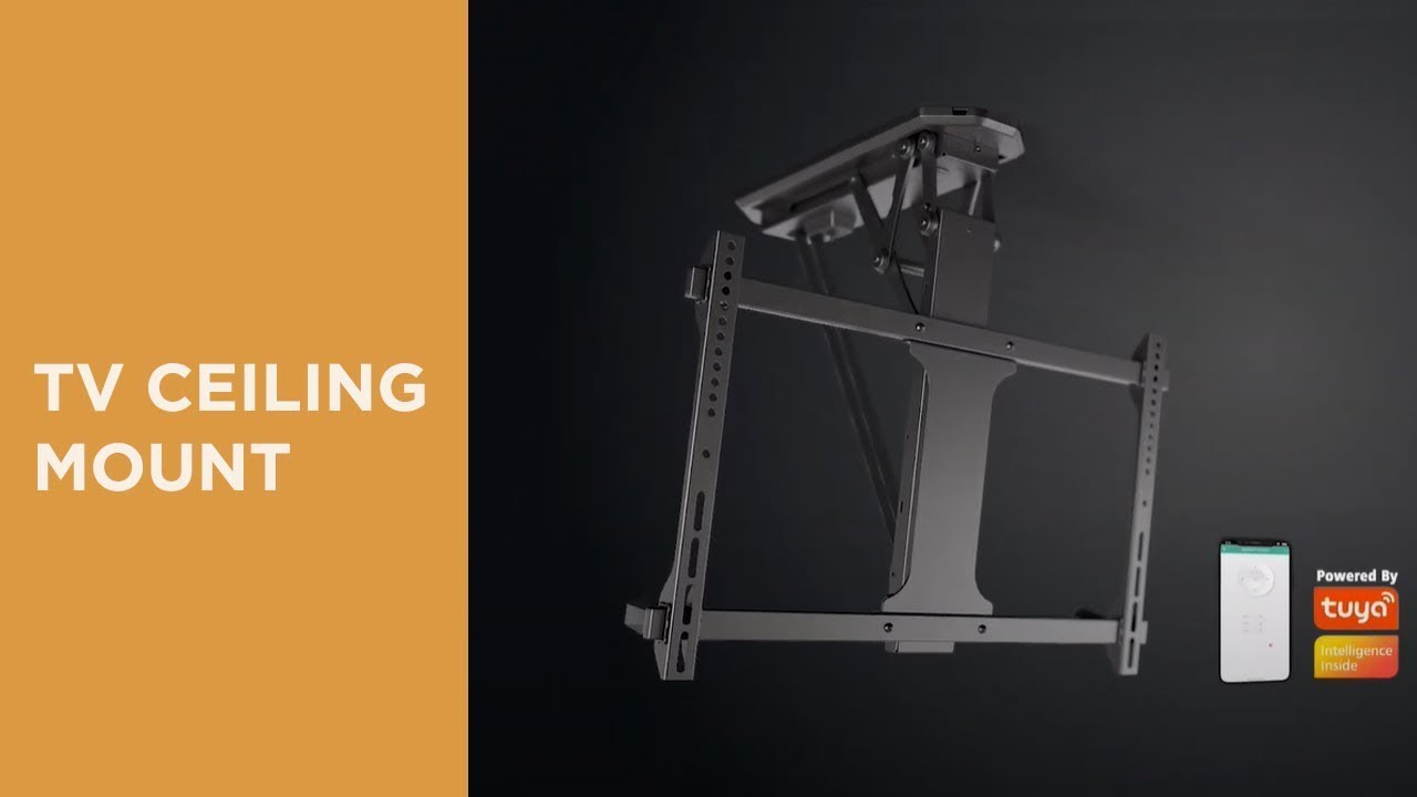 Motorized Flip Down TV Ceiling Mounts PLB M05AI Series [LUMI]