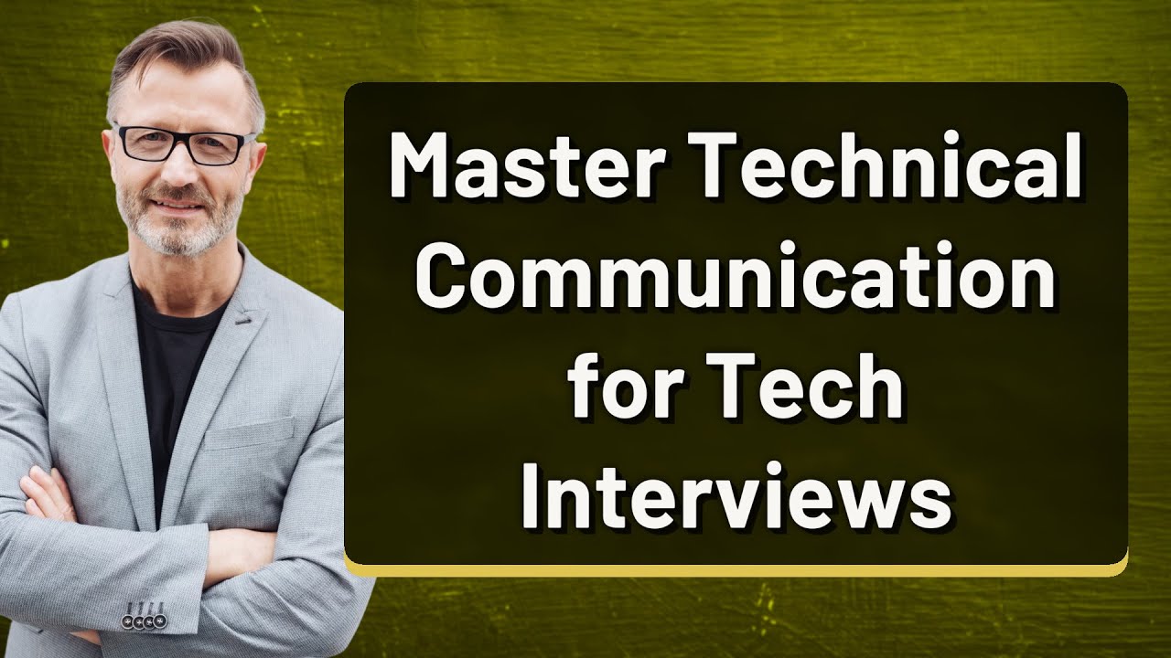 Master Technical Communication for Tech Interviews