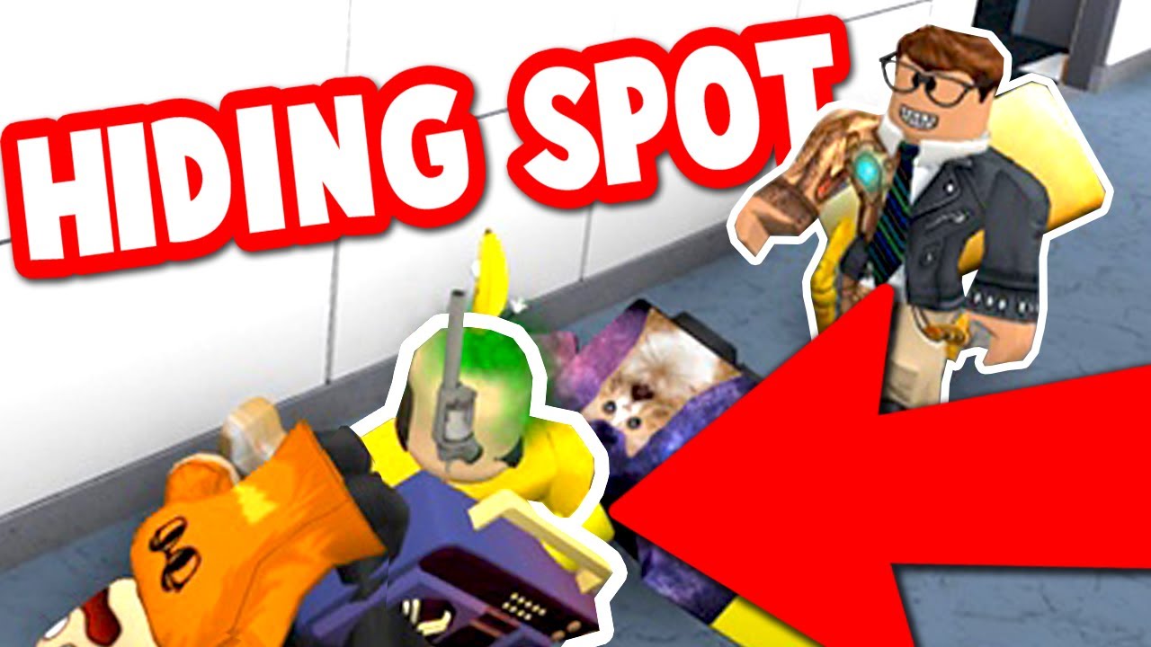 FAKE OOF HIDING SPOT IN ROBLOX Murder Mystery 2!!