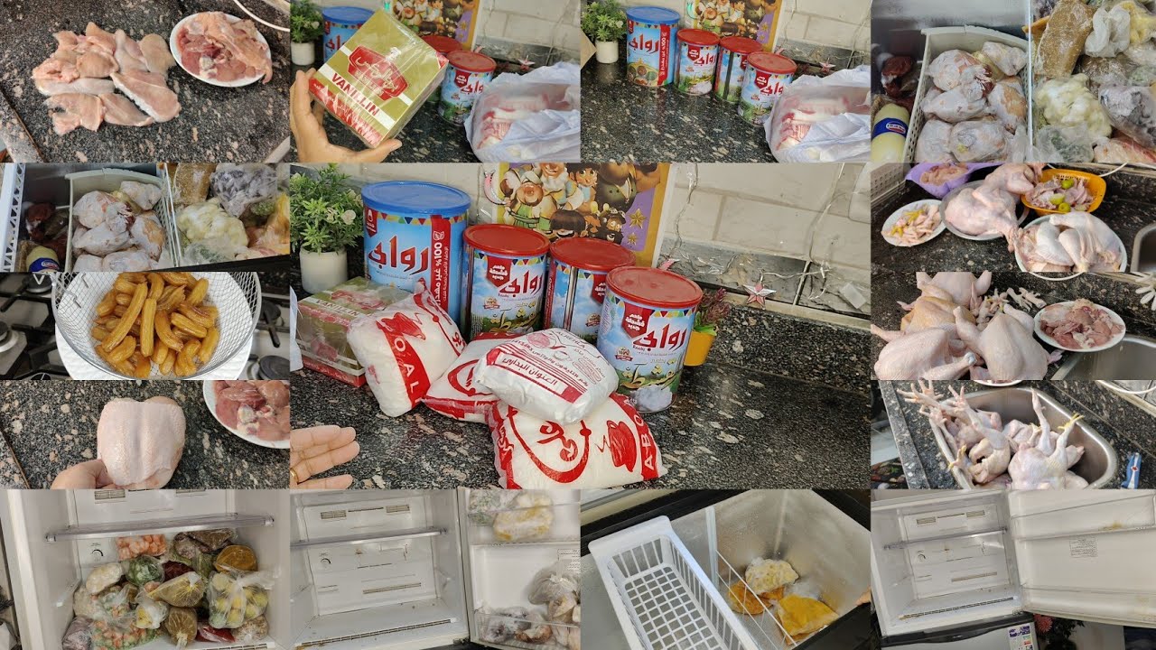 مشتريات خبيز العيد🥳ومليت الفريزر الجديد وعمرته بخيرات ربنا رمضان وش الخير والسعد عليا