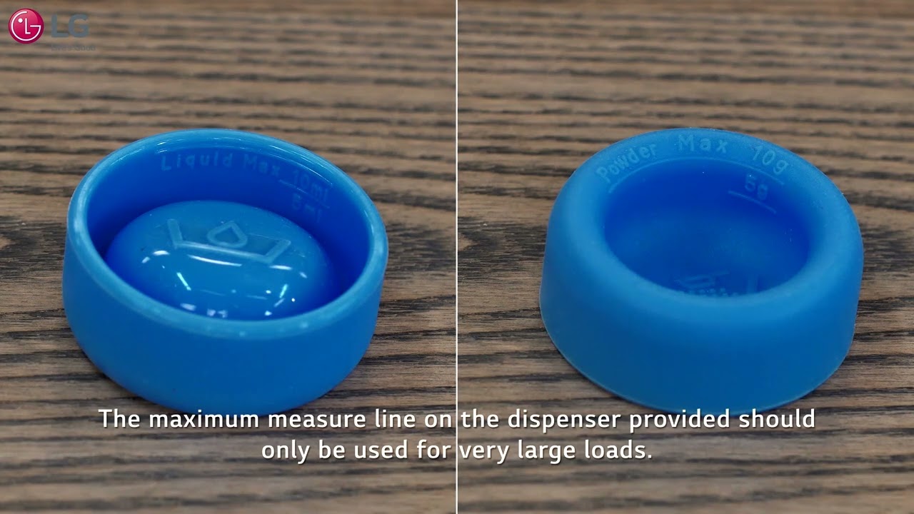 [LG Sidekick Washers] Detergent Usage