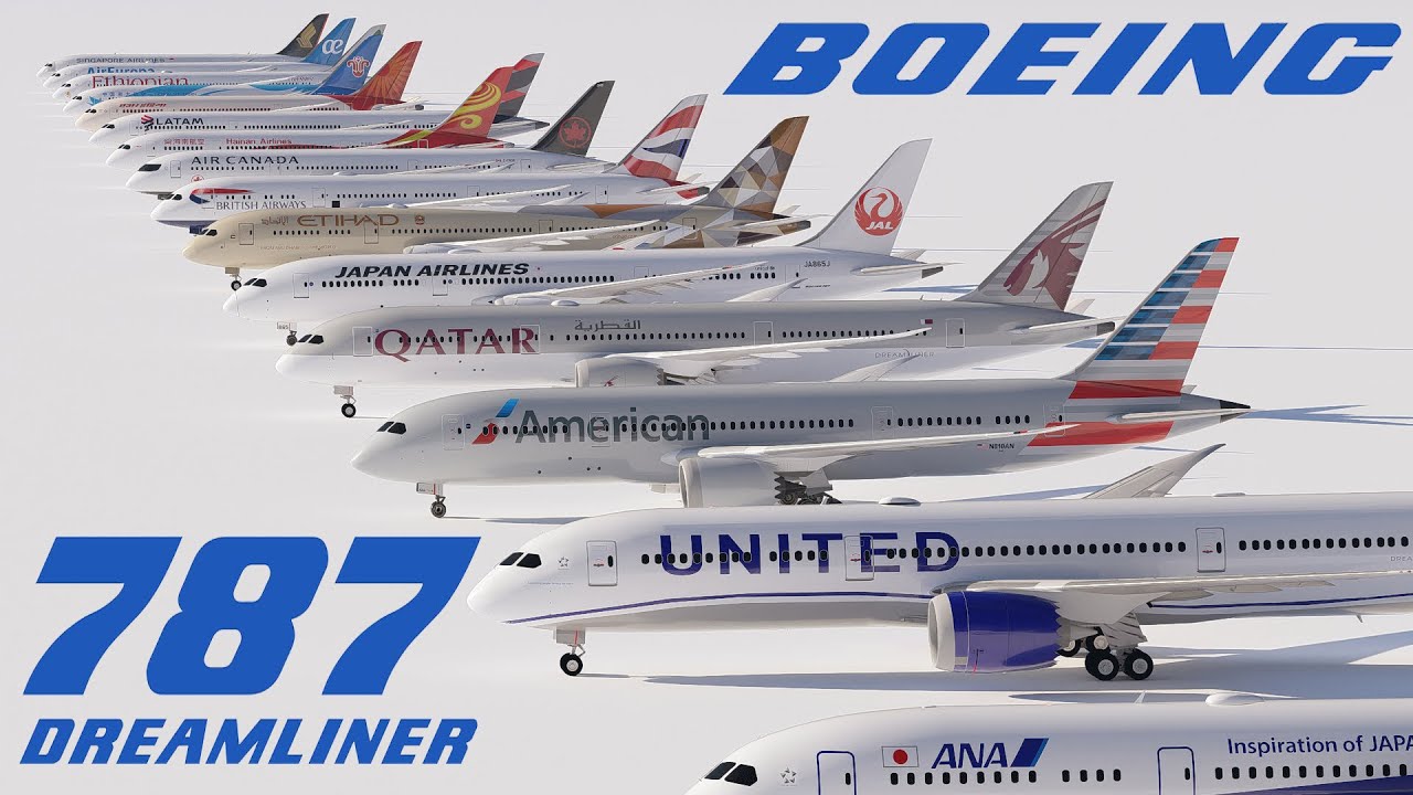 Top 15 Largest Boeing 787 Operators