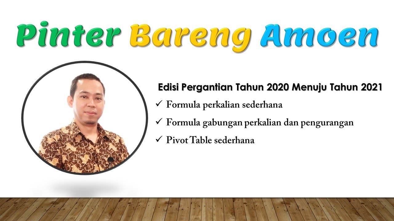 Formula Sederhana Pada Ms Excel_Part1
