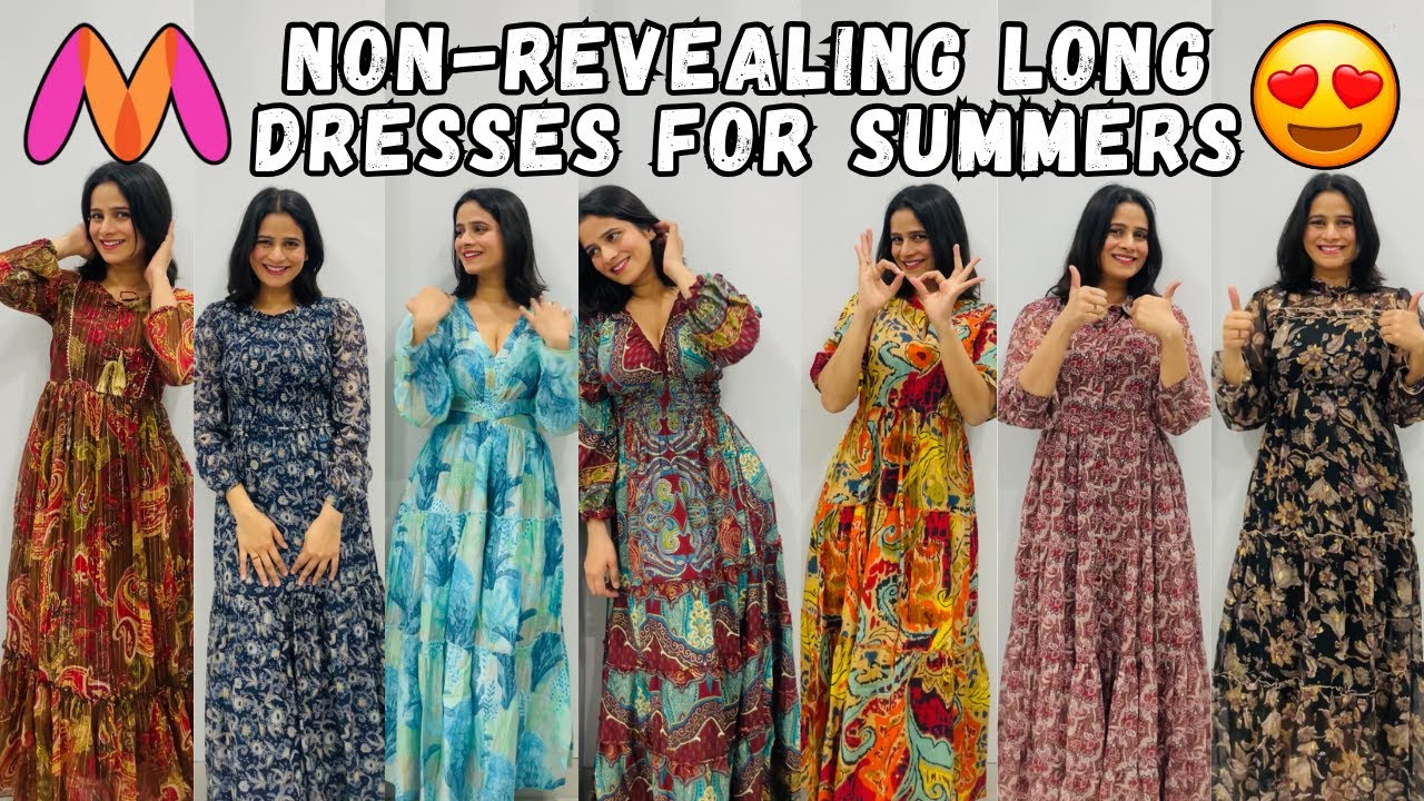 *HUGE* MYNTRA MAXI DRESSES HAUL 😍 Vacation Dresses, Beach Outfits, Trip Dresses, Birthday Dresses
