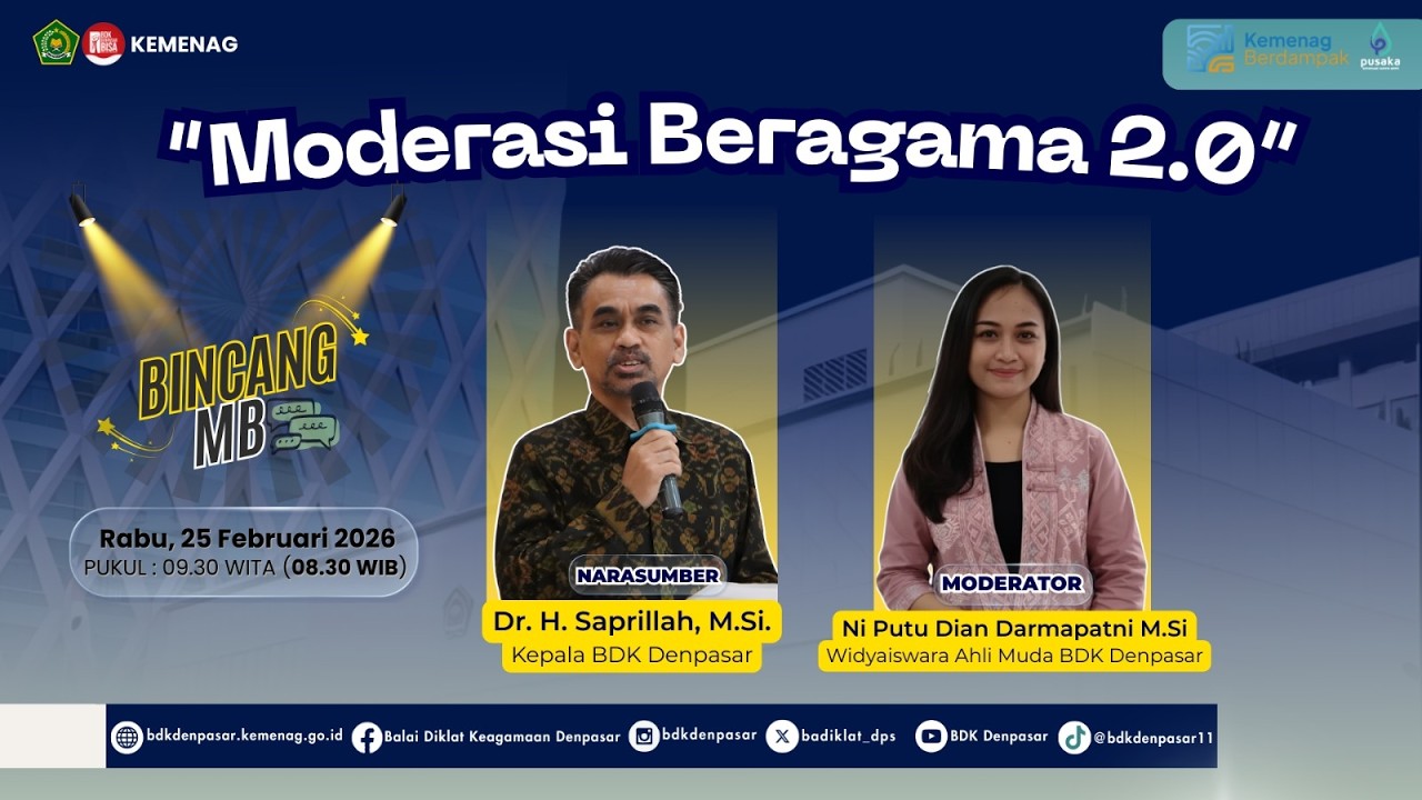 Bincang Moderasi Beragama 2.0