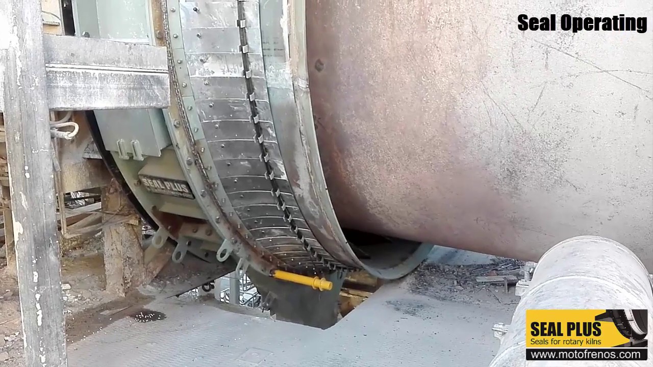 Installation of inlet seal in kiln K9 in Cementos Melon