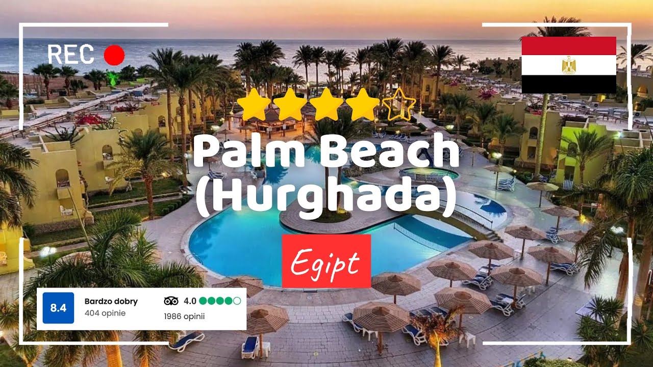 🇪🇬 Palm Beach (Hurghada) 4* Hurghada, Egipt 💚☀️ Hotel tour, hotel przy plaży #egipt #hurghada