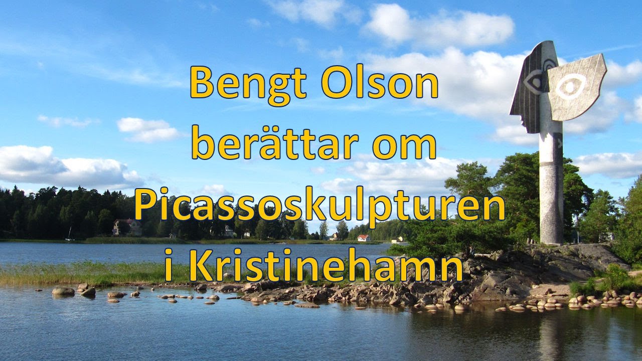 Bengt Olson berättar om Picassoskulpturen i Kristinehamn 1963