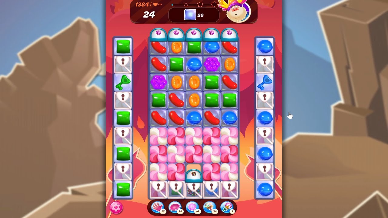 Candy Crush Saga LEVEL 1384 NO BOOSTERS (new version)🐟☑️