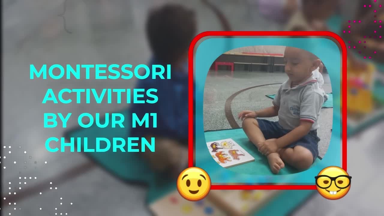 Montessori Activities by our M1 Children