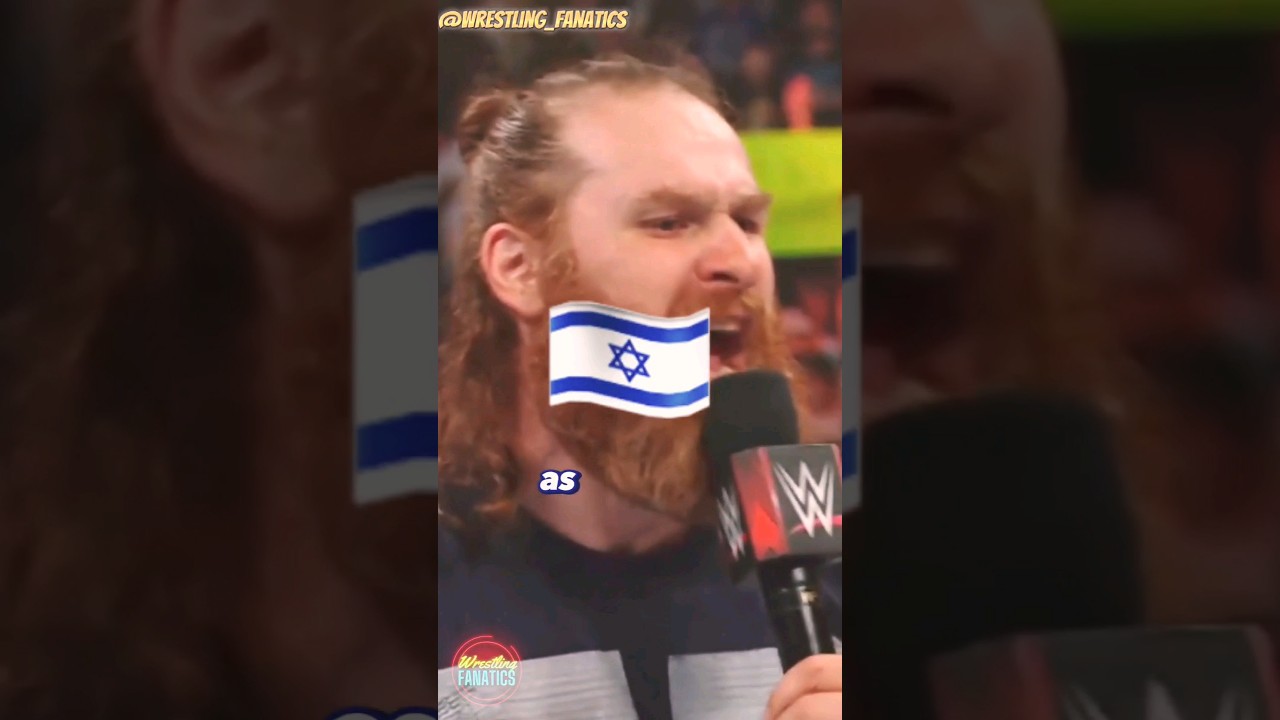 Sami Zayns Promo Cryptic Message Palestine #samizayn #israelpalestineconflict #wwe #palestine